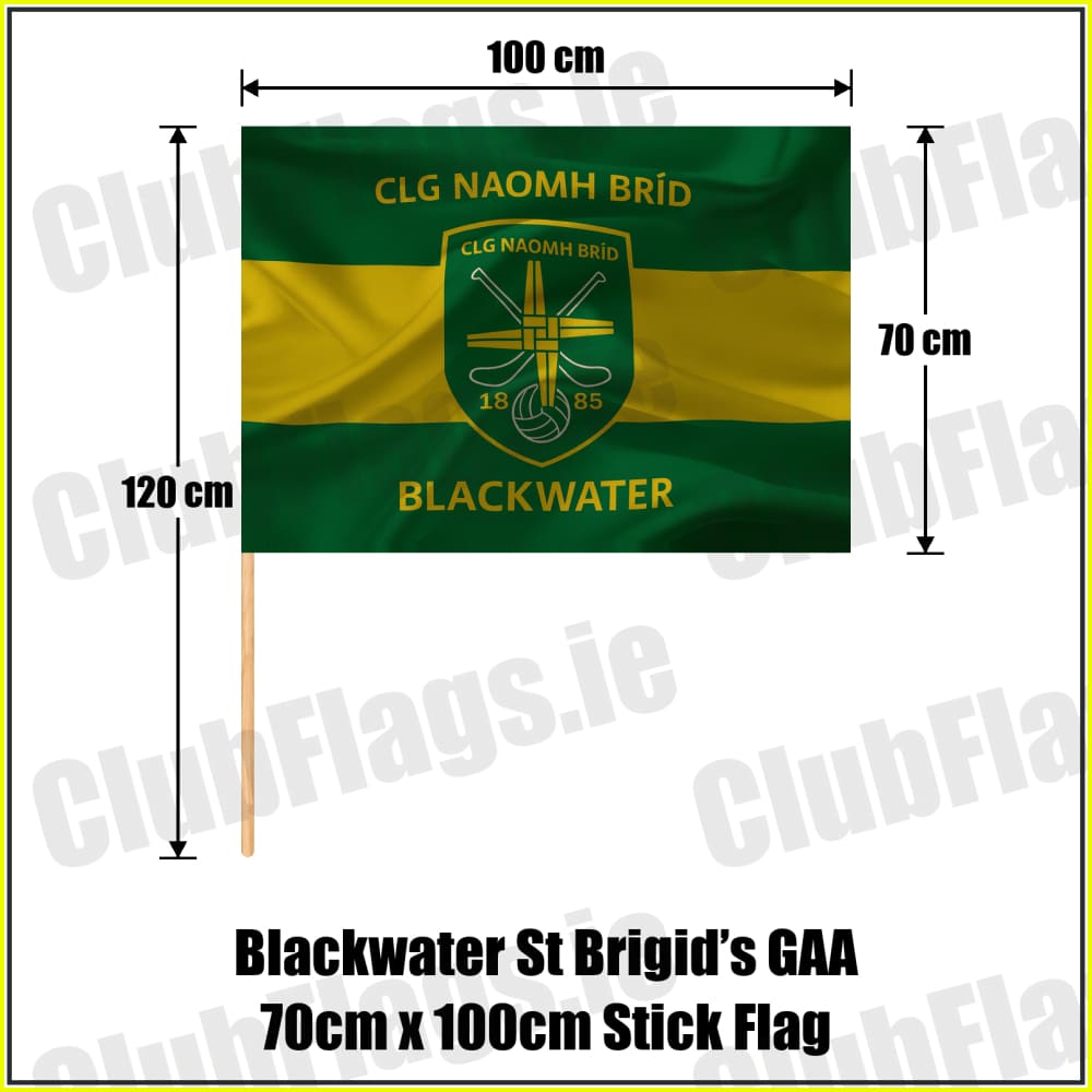 Blackwater St Brigid’s GAA 70cm x 100cm Stick Flag - ClubFlags.ie