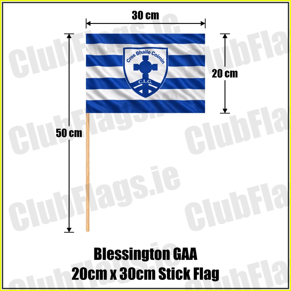 Blessington GAA 20cm x 30cm Stick Flag - ClubFlags.ie