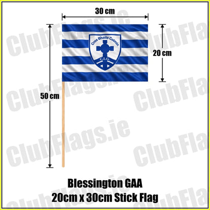 Blessington GAA 20cm x 30cm Stick Flag - ClubFlags.ie