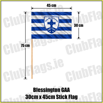 Blessington GAA 30cm x 45cm Stick Flag - ClubFlags.ie