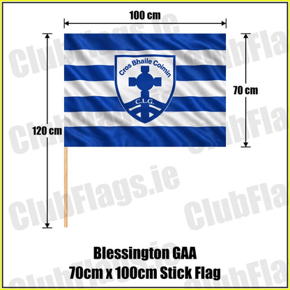 Blessington GAA 70cm x 100cm Stick Flag - ClubFlags.ie
