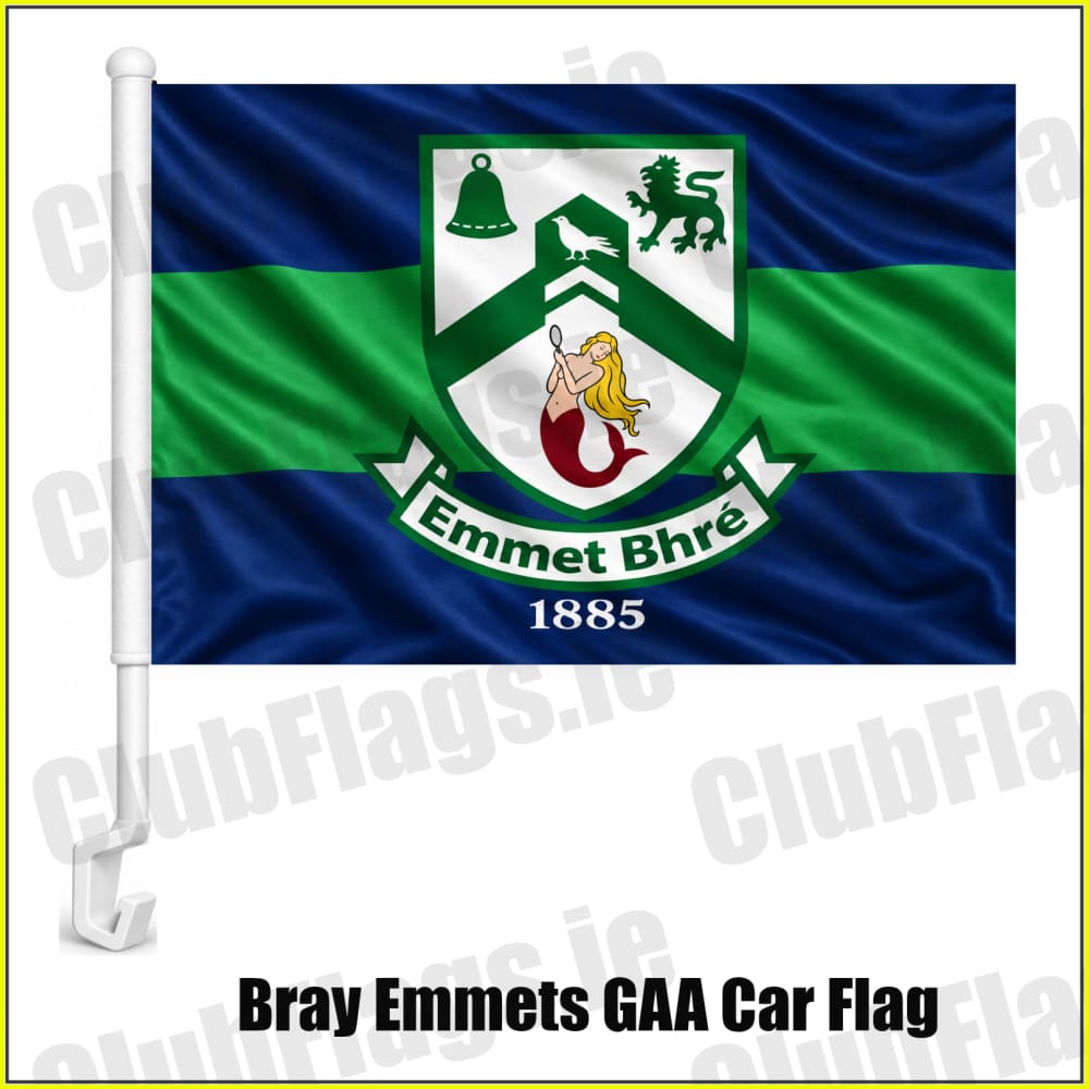 Bray Emmets GAA Car Flag