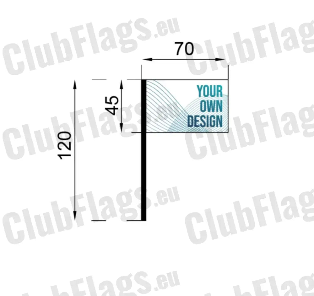 Brosnach Lúthclease Gael GAA Club Flag GAA Clubs