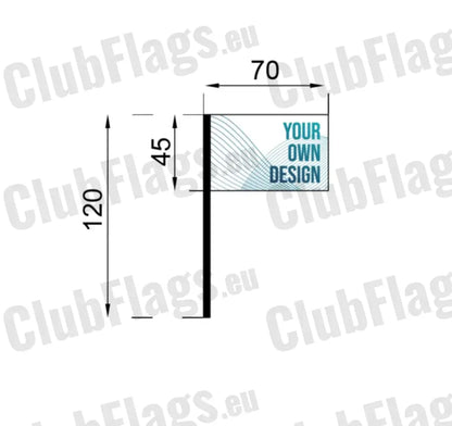 Brosnach Lúthclease Gael GAA Club Flag GAA Clubs