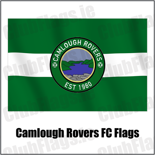 Camlough Rovers FC Flags with the club crest and colours, Armagh Football - ClubFlags.ie