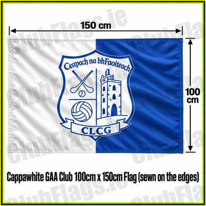 Cappawhite GAA Club 100cm x 150cm Flag (sewn on the edges)