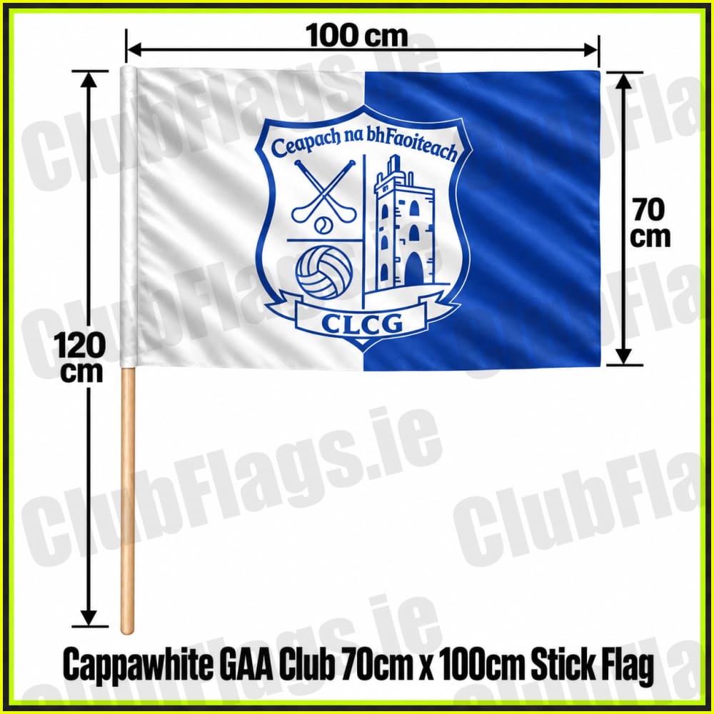 Cappawhite GAA Club 70cm x 100cm Stick Flag