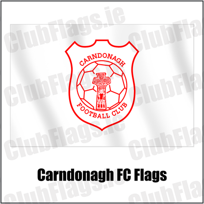 Carndonagh FC Flags with the club crest and colours, Donegal Football - ClubFlags.ie