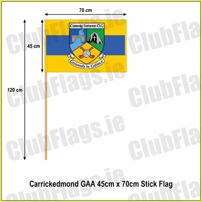 Carrickedmond GAA 45cm x 70cm Stick Flag - ClubFlags.ie