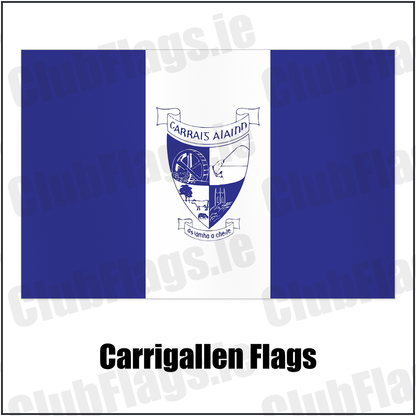 Carrigallen Flags with the club crest and colours, Leitrim GAA - ClubFlags.ie