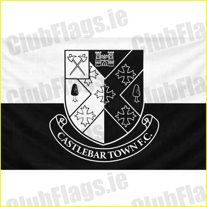 Castlebar Town FC club flag artwork - ClubFlags.ie