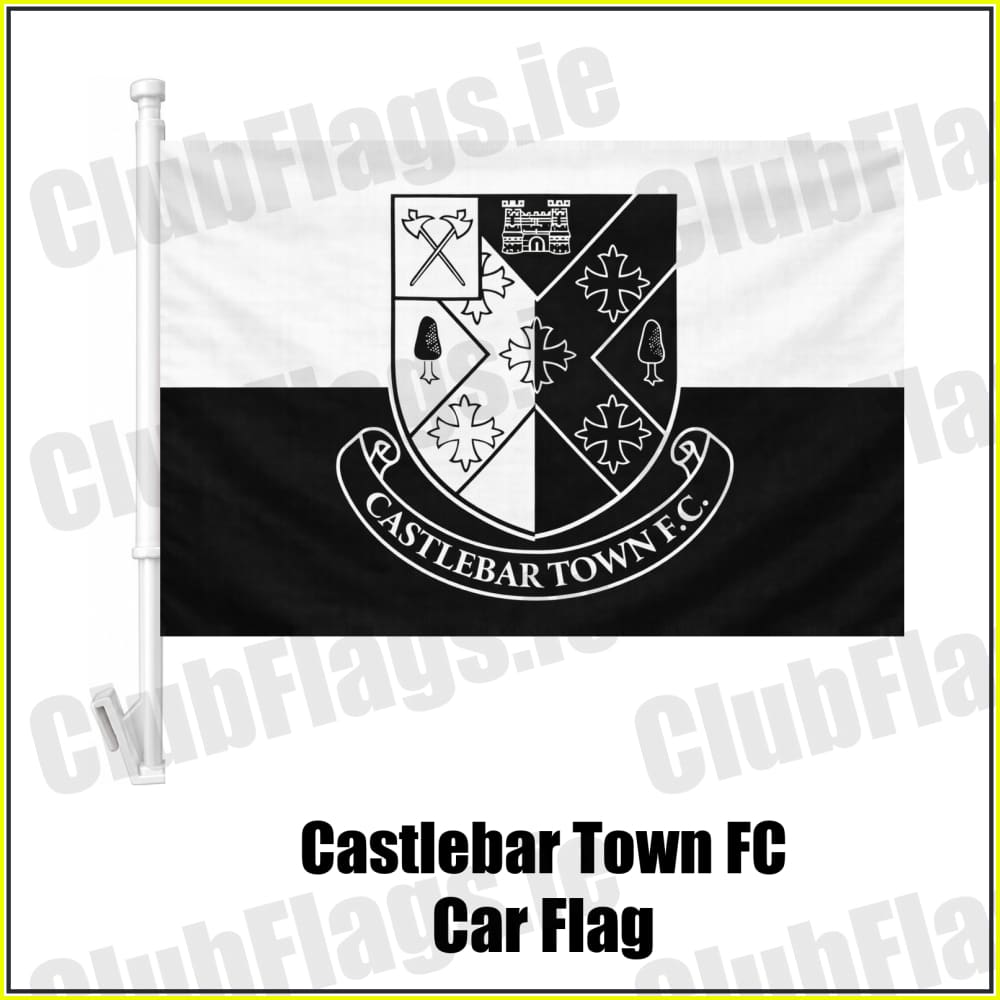 Castlebar Town FC Car Flag - ClubFlags.ie