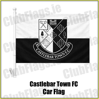Castlebar Town FC Car Flag - ClubFlags.ie
