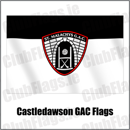 Castledawson GAC Flags with the verified club crest and colours, Derry GAA - ClubFlags.ie