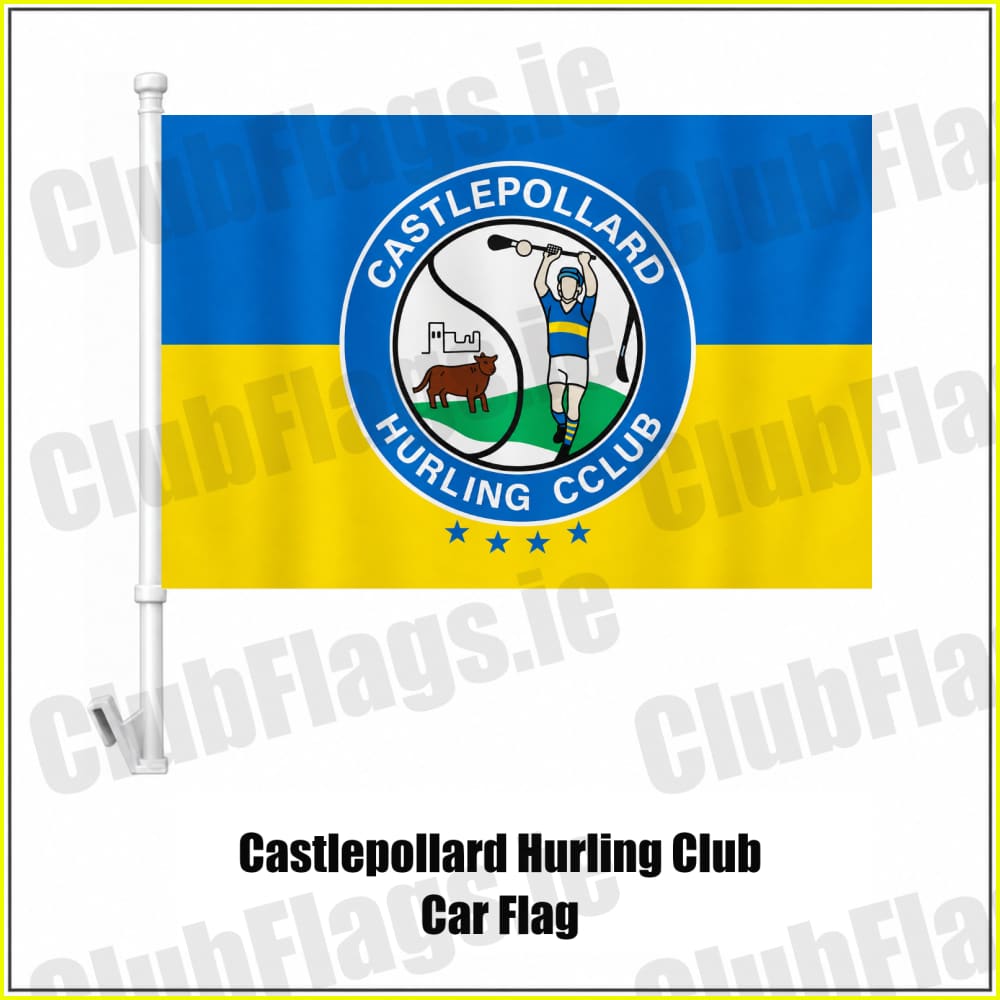 Castlepollard Hurling Club Car Flag