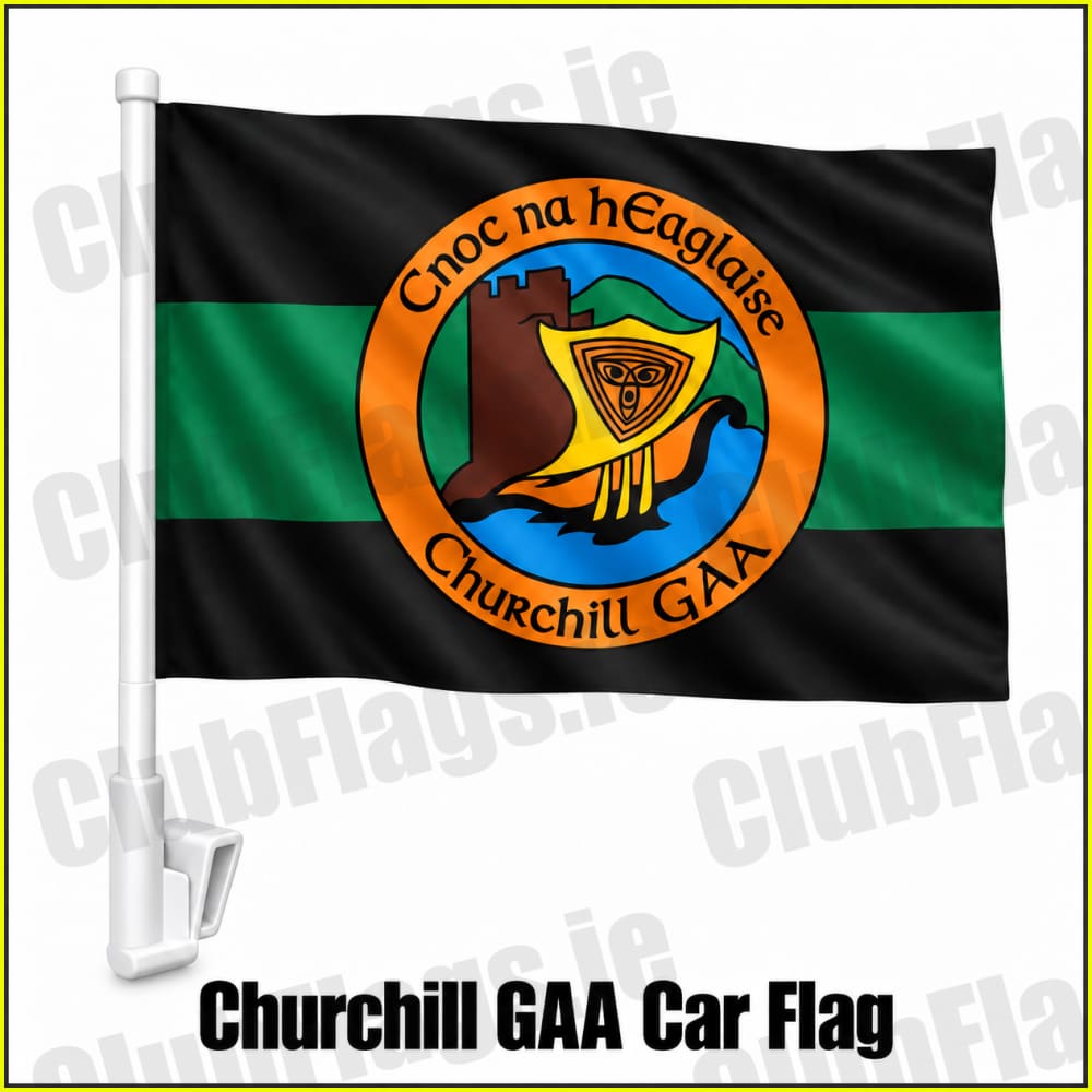 Churchill GAA Car Flag
