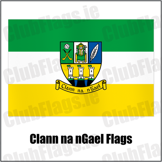 Clann na nGael Flags with the club crest and colours, Meath GAA - ClubFlags.ie