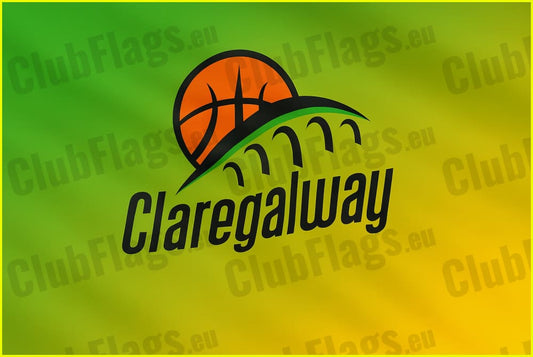 Claregalway Galway Basketball Club Flag - Basketball Clubs