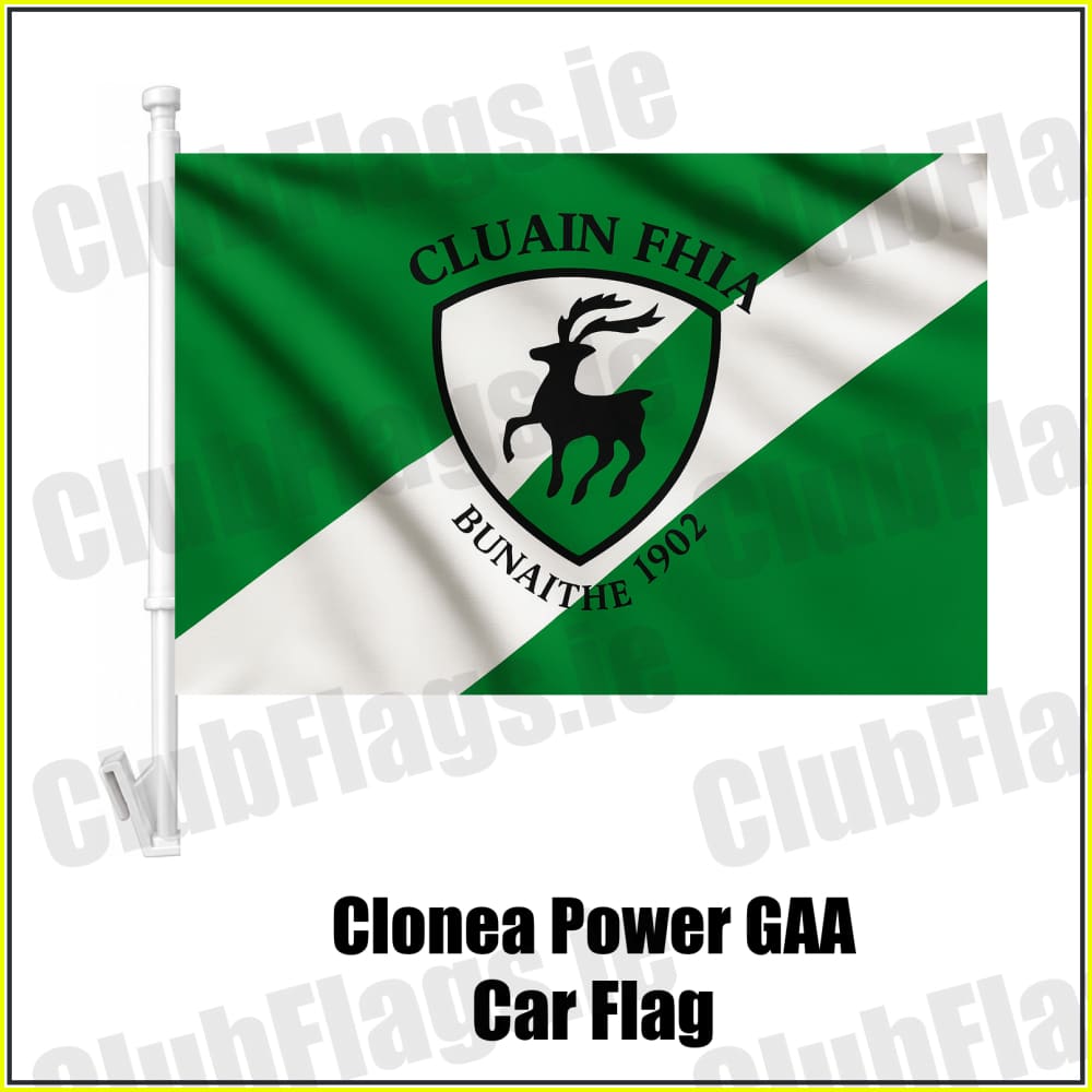 Clonea Power GAA Car Flag - ClubFlags.ie