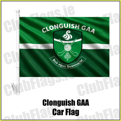 Clonguish GAA Car Flag - ClubFlags.ie