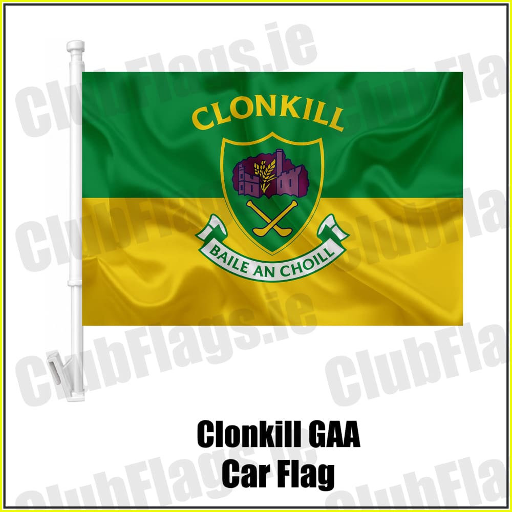 Clonkill GAA Car Flag - ClubFlags.ie