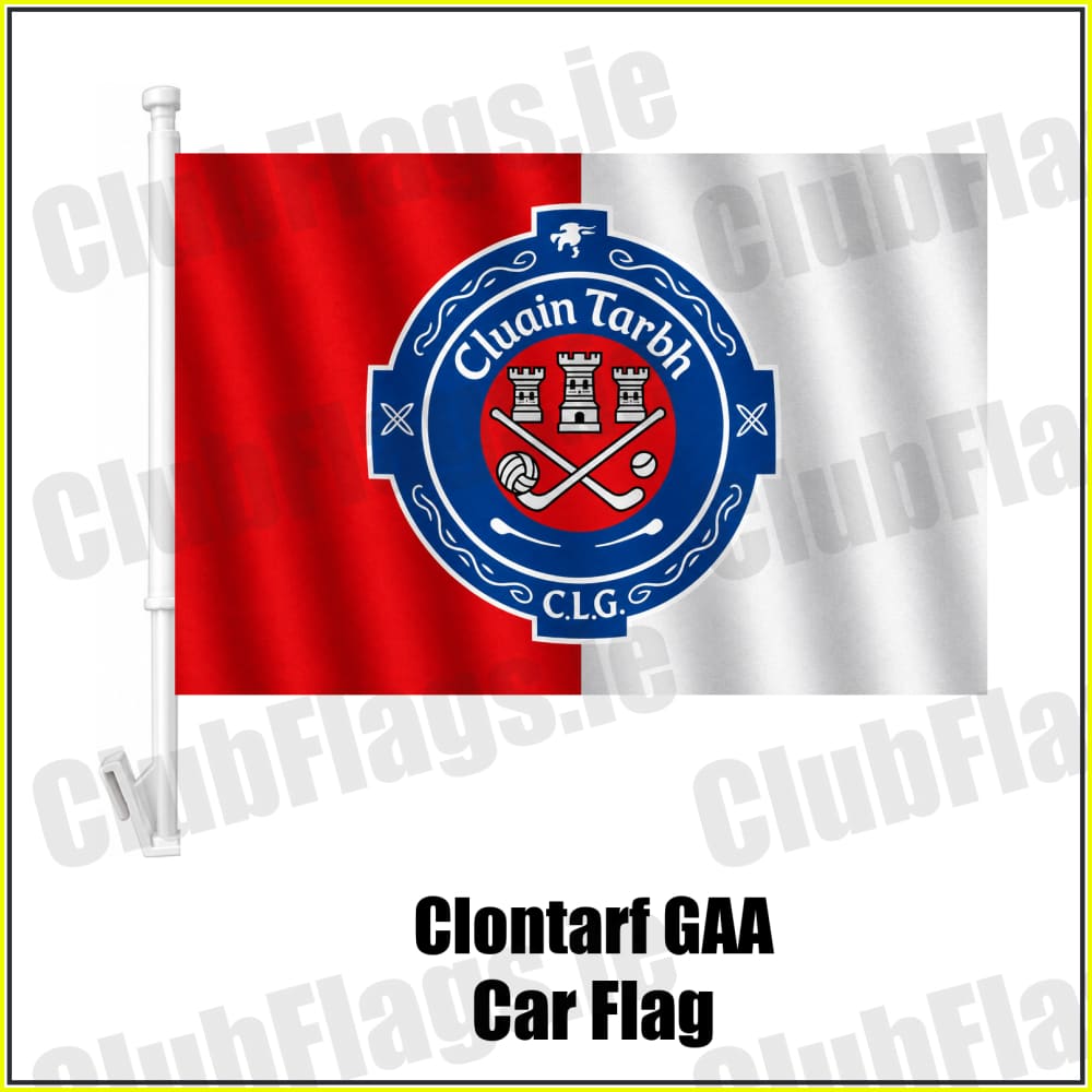 Clontarf GAA Car Flag - ClubFlags.ie