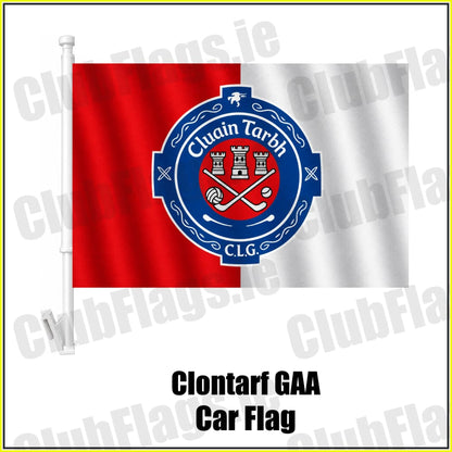 Clontarf GAA Car Flag - ClubFlags.ie