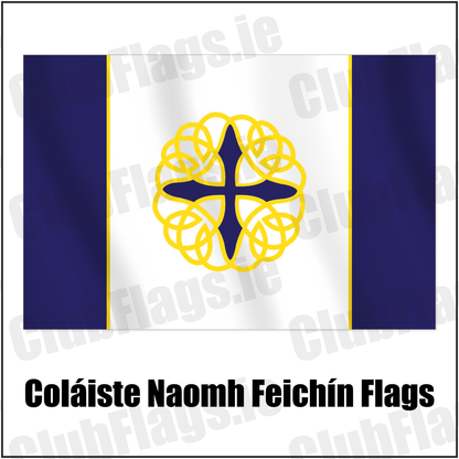 Coláiste Naomh Feichín Flags with the club crest and colours, Galway GAA - ClubFlags.ie