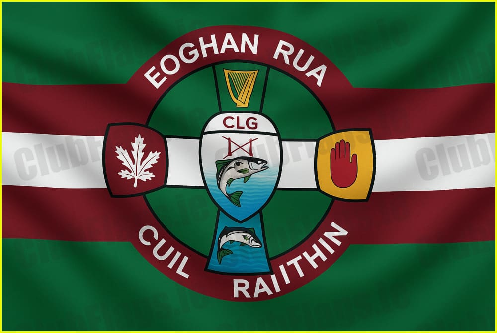 Coleraine Eoghan Rua GFC Flag - GAA Clubs