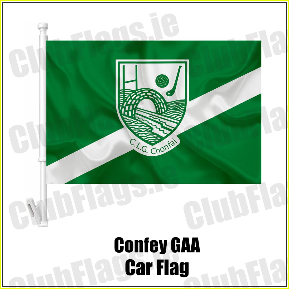 Confey GAA Car Flag - ClubFlags.ie