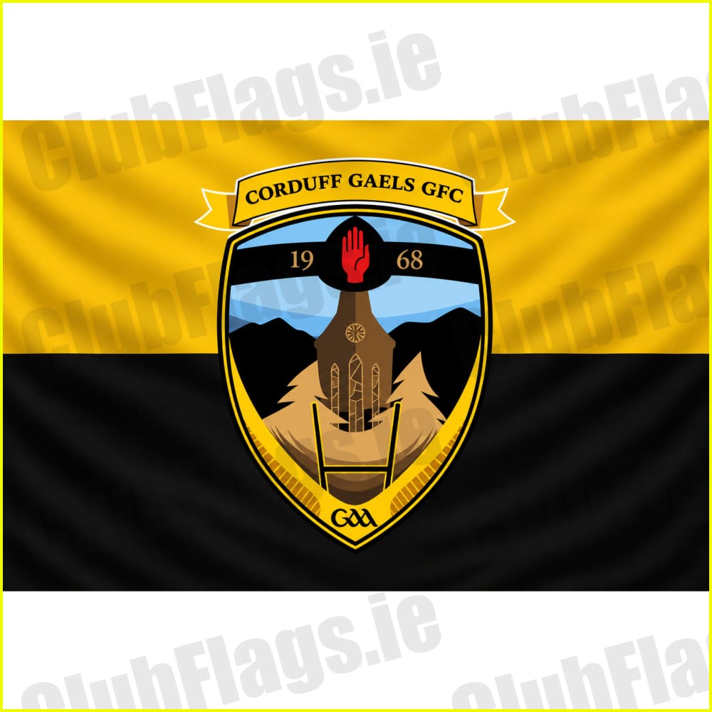 Corduff Gaels GFC original club flag artwork - ClubFlags.ie