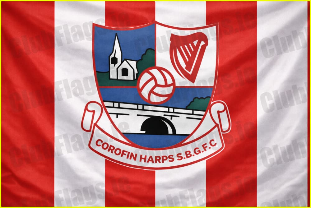 Corofin Harps Football Club Flag - Football Clubs