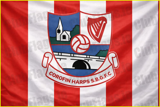 Corofin Harps Football Club Flag - Football Clubs