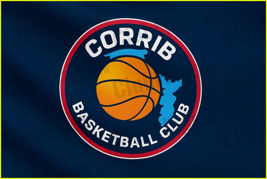 Corrib Basketball Club Galway Flag - Basketball Clubs