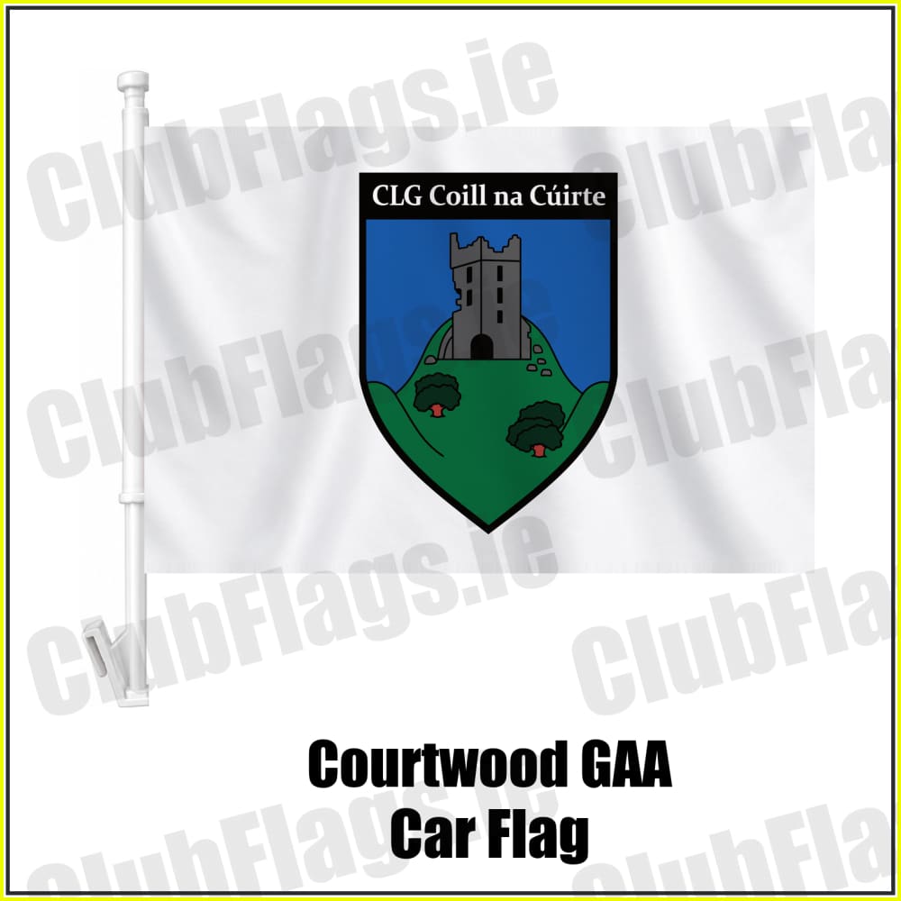 Courtwood GAA Car Flag - ClubFlags.ie
