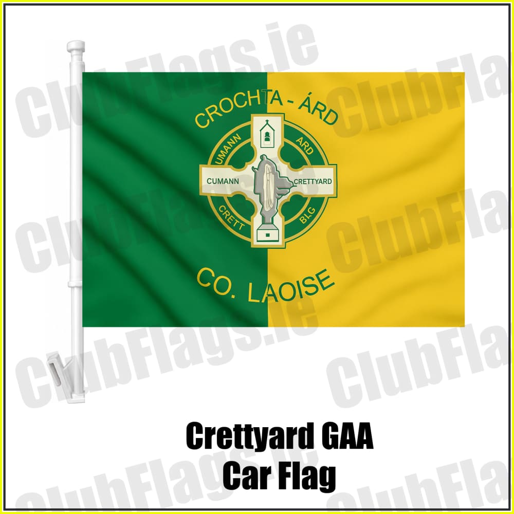Crettyard GAA Car Flag - ClubFlags.ie