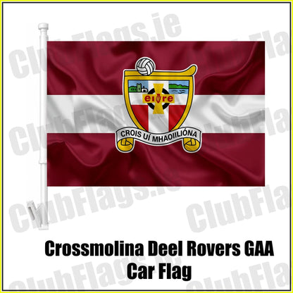 Crossmolina Deel Rovers GAA Car Flag - ClubFlags.ie