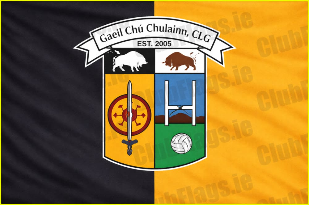 Cúchulainn Gaels GAA Club Flag - GAA Clubs