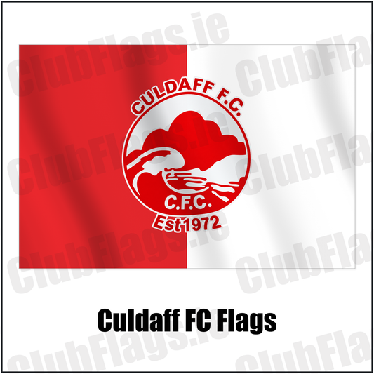 Culdaff FC Flags with the verified club crest and colours, Donegal Football - ClubFlags.ie