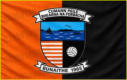 Cumann Peile Bhearna na Forbacha GAA Club Flag - GAA Clubs