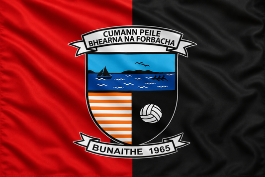 Cumann Peile Bhearna na Forbacha GAA Club Flag - GAA Clubs
