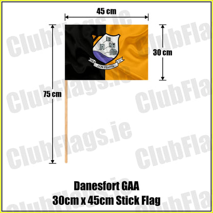 Danesfort GAA 30cm x 45cm Stick Flag - ClubFlags.ie