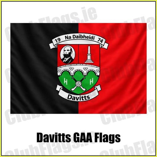 Davitts GAA Flags - ClubFlags.ie