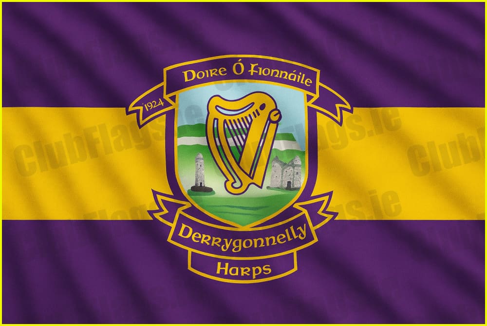 Derrygonnelly Harps GAA Club Flag - GAA Clubs