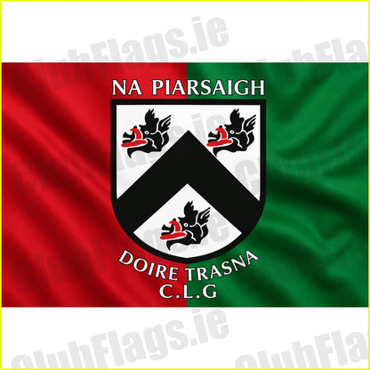 Doire Trasna Derry GAA club flag artwork - ClubFlags.ie