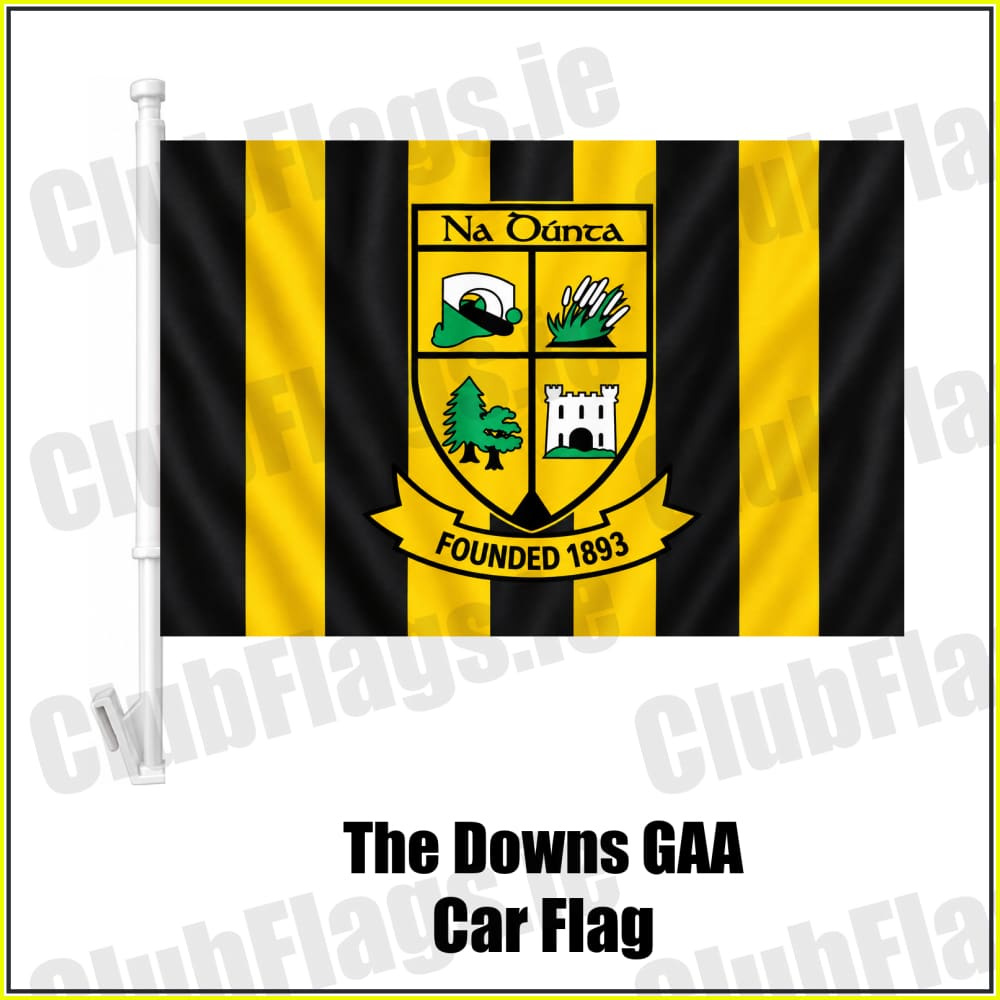 The Downs GAA Car Flag - ClubFlags.ie
