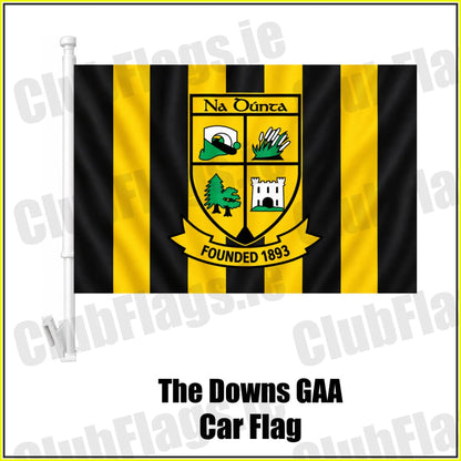 The Downs GAA Car Flag - ClubFlags.ie