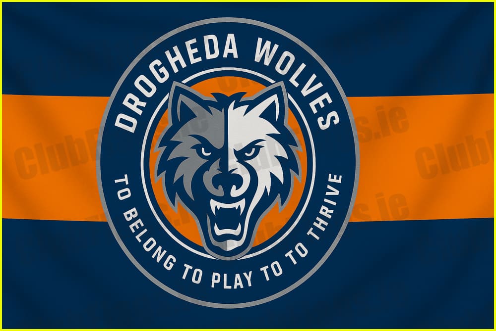Drogheda Wolves Basketball Club Flag - Basketball Clubs