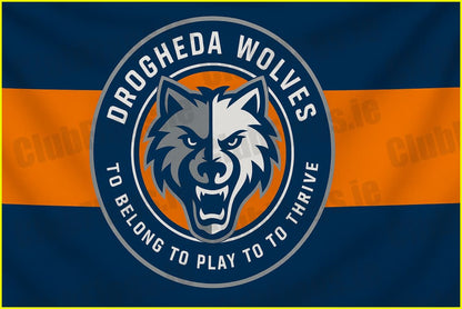 Drogheda Wolves Basketball Club Flag - Basketball Clubs