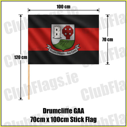 Drumcliffe GAA 70cm x 100cm Stick Flag - ClubFlags.ie